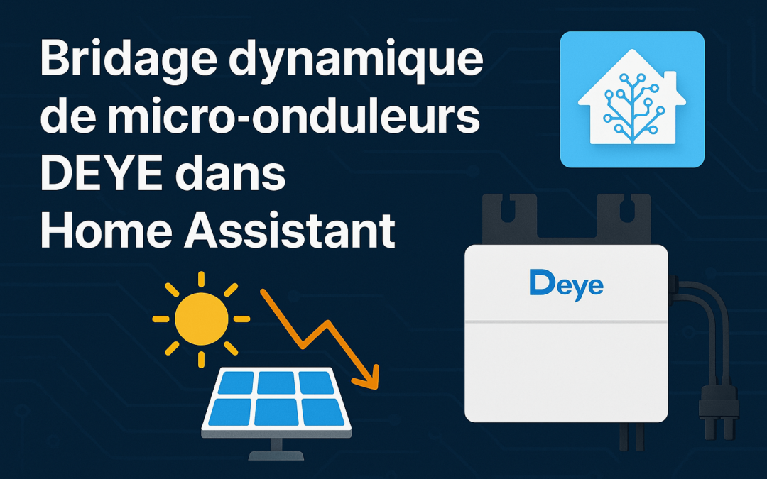 Bridage dynamique de micro-onduleurs DEYE dans Home Assistant